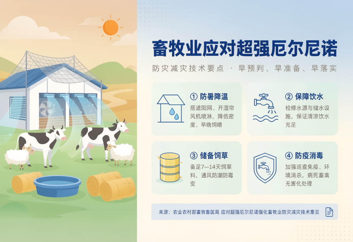畜牧业应对超强厄尔尼诺的防灾减灾宣传